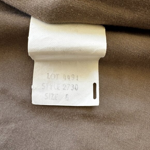 Vintage Diane Von Furstenberg Safari Dress Size Medium - Picture 12 of 13